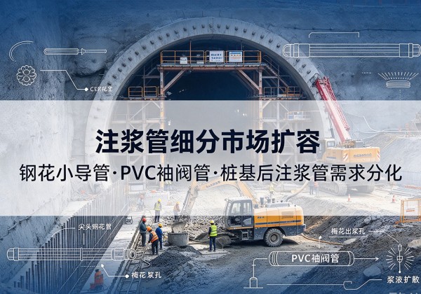 临安注浆管细分市场扩容，隧道钢花小导管、PVC 袖阀管、桩基后注浆管需求分化